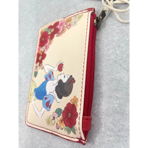 Loungefly Disney Snow White And The Seven Dwarfs Floral Cardholder - Picture 5 of 9